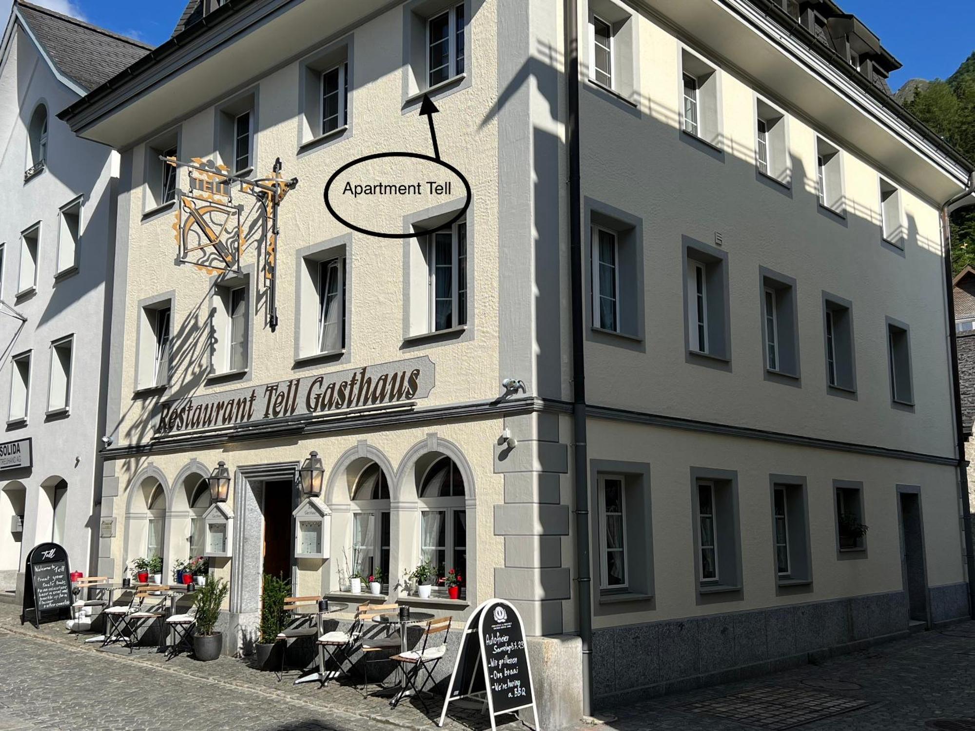 Gasthaus Tell Andermatt Bagian luar foto